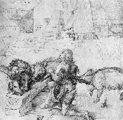 Albrecht Durer The Prodigal Son among the Swine oil painting artist